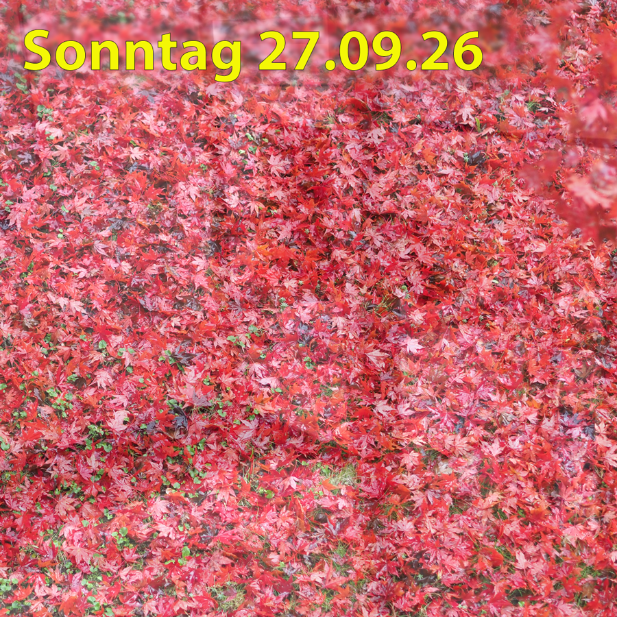 Sonntag 27.09.