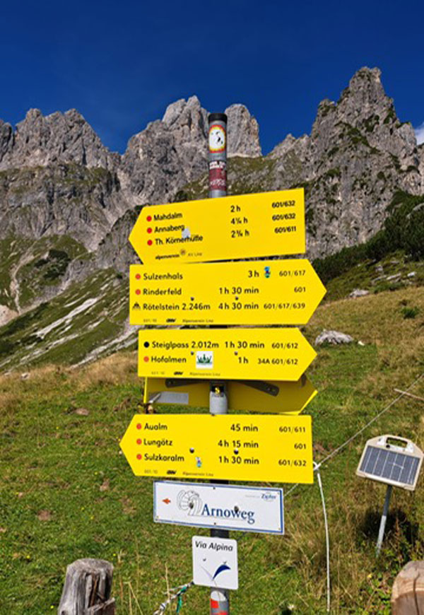 Wegweiser Routen · Bilder vom Sonntag Wandertage Filmoos 2025