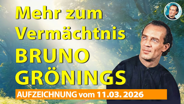 Zoom Meeting Bruno Gröning Aufzeichnungen Einstellen 11.03.2026