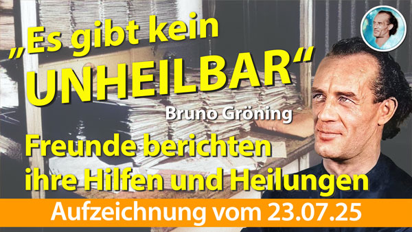 Zoom Meeting Bruno Gröning Aufzeichnungen Einstellen 23.07.2025